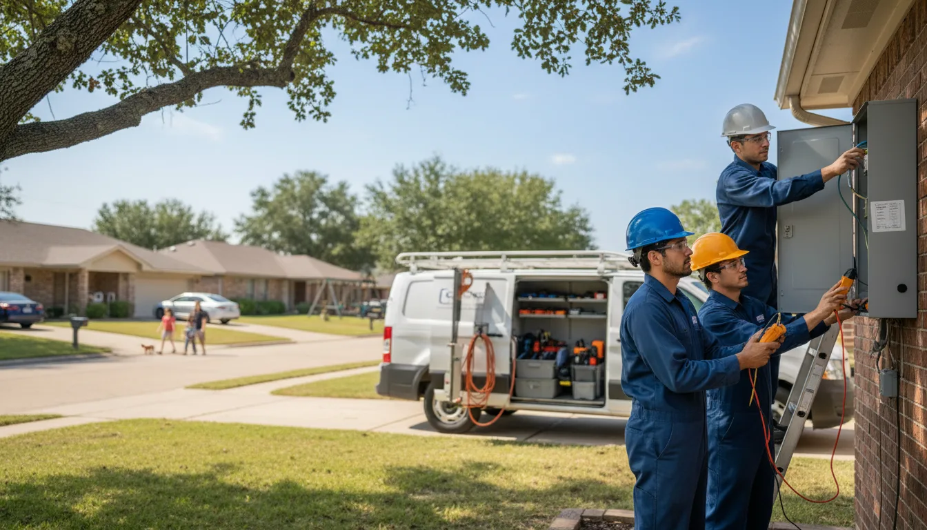 Certified electrician providing emergency electrical services in Farner, TN